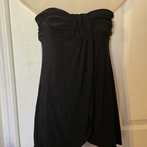 Elegant Black Strapless Dress